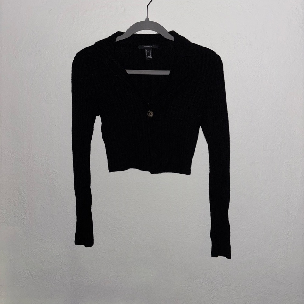 Forever 21 Black Knit Top